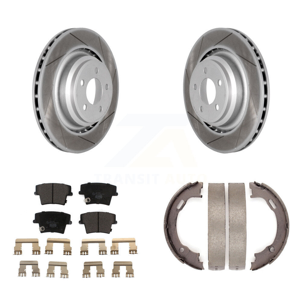 Transit Auto KGT-103635 Disc Brake Kit for 2015 Dodge Charger - Rear