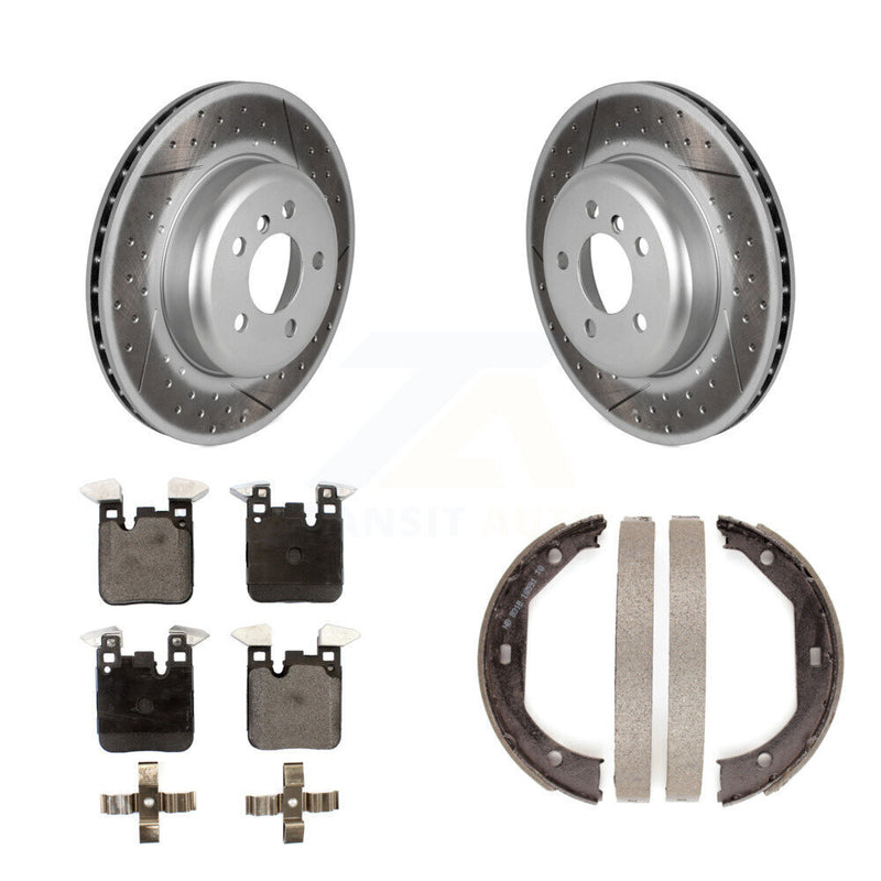 Transit Auto KGT-103674 Disc Brake Kit for 2013-2020 BMW 330i, BMW 330i GT xDrive and More - Rear