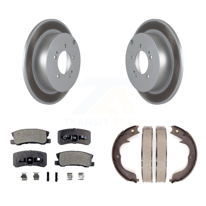 Transit Auto KGT-103706 Disc Brake Kit for 2008-2014 Mitsubishi Lancer, Mitsubishi Outlander - Rear