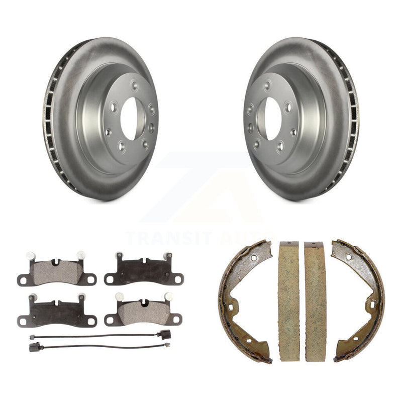 Transit Auto KGT-103748 Disc Brake Kit for 2011-2018 Porsche Cayenne, Volkswagen Touareg - Rear