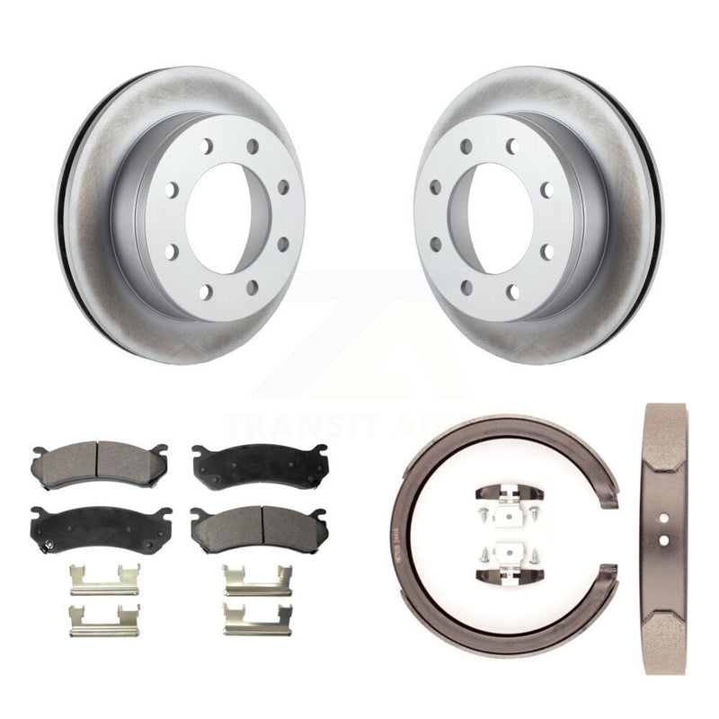 Transit Auto KGT-103757 Disc Brake Kit for 2001-2006 Chevrolet Silverado 1500 HD, GMC Sierra 1500 HD and More - Rear
