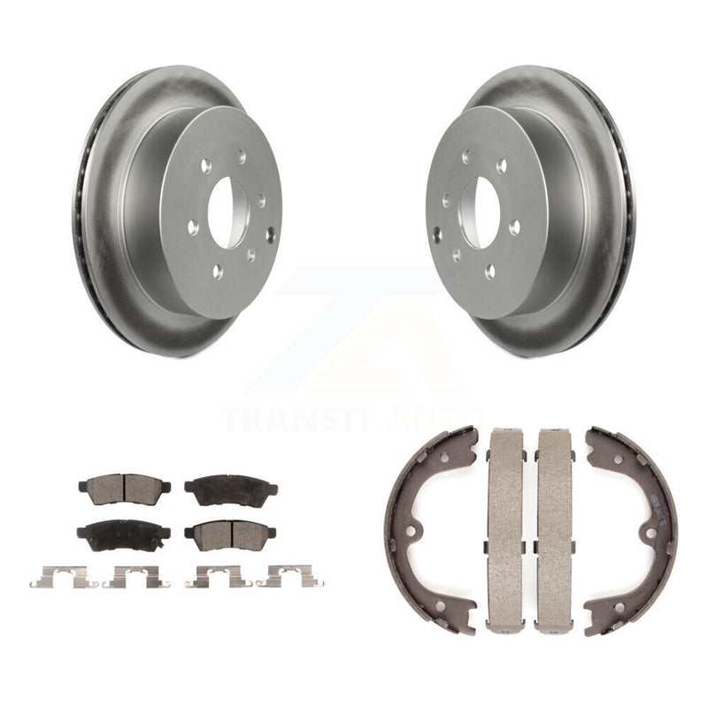 Transit Auto KGT-103764 Disc Brake Kit for 2005-2023 Nissan Xterra, Nissan Frontier - Rear