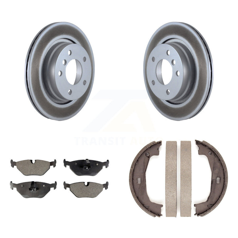 Transit Auto KGT-103779 Disc Brake Kit for 2000-2006 BMW 325Ci, BMW 325i and More - Rear