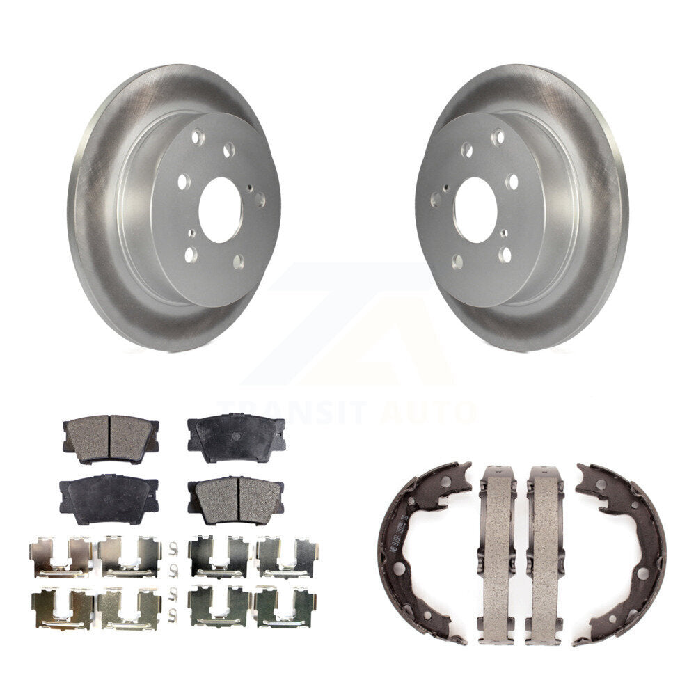 Transit Auto KGT-103820 Disc Brake Kit for 2006-2018 Lexus HS250h, Toyota RAV4 - Rear