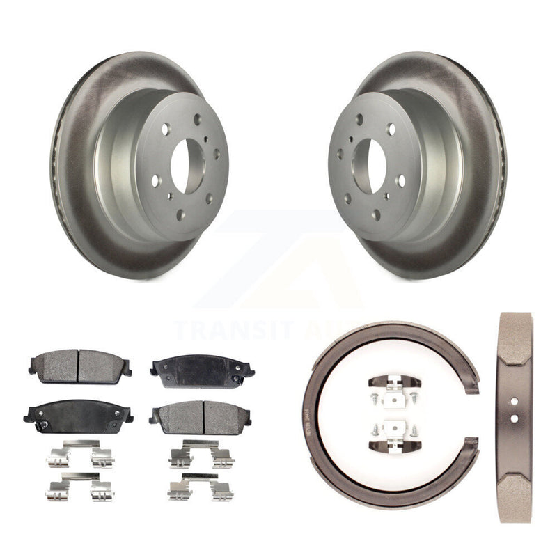Transit Auto KGT-103828 Disc Brake Kit for 2007-2014 Chevrolet Silverado 1500, Cadillac Escalade and More - Rear