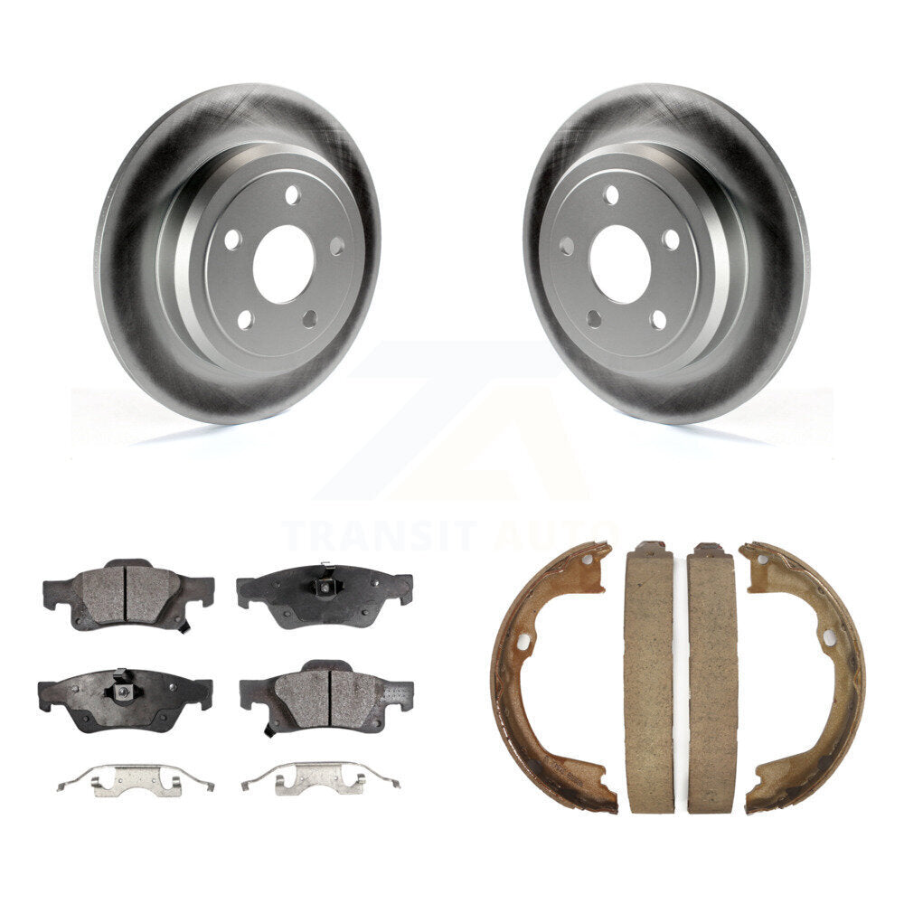 Transit Auto KGT-103834 Disc Brake Kit for 2011-2017 Dodge Durango, Jeep Grand Cherokee - Rear