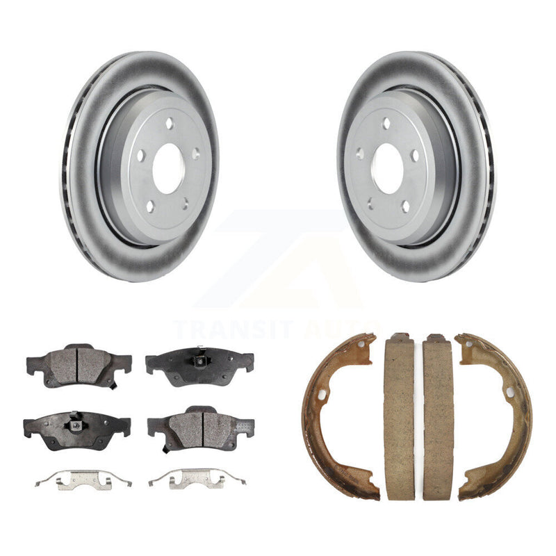 Transit Auto KGT-103835 Disc Brake Kit for 2011-2022 Jeep Grand Cherokee WK, Dodge Durango, Jeep Grand Cherokee - Rear