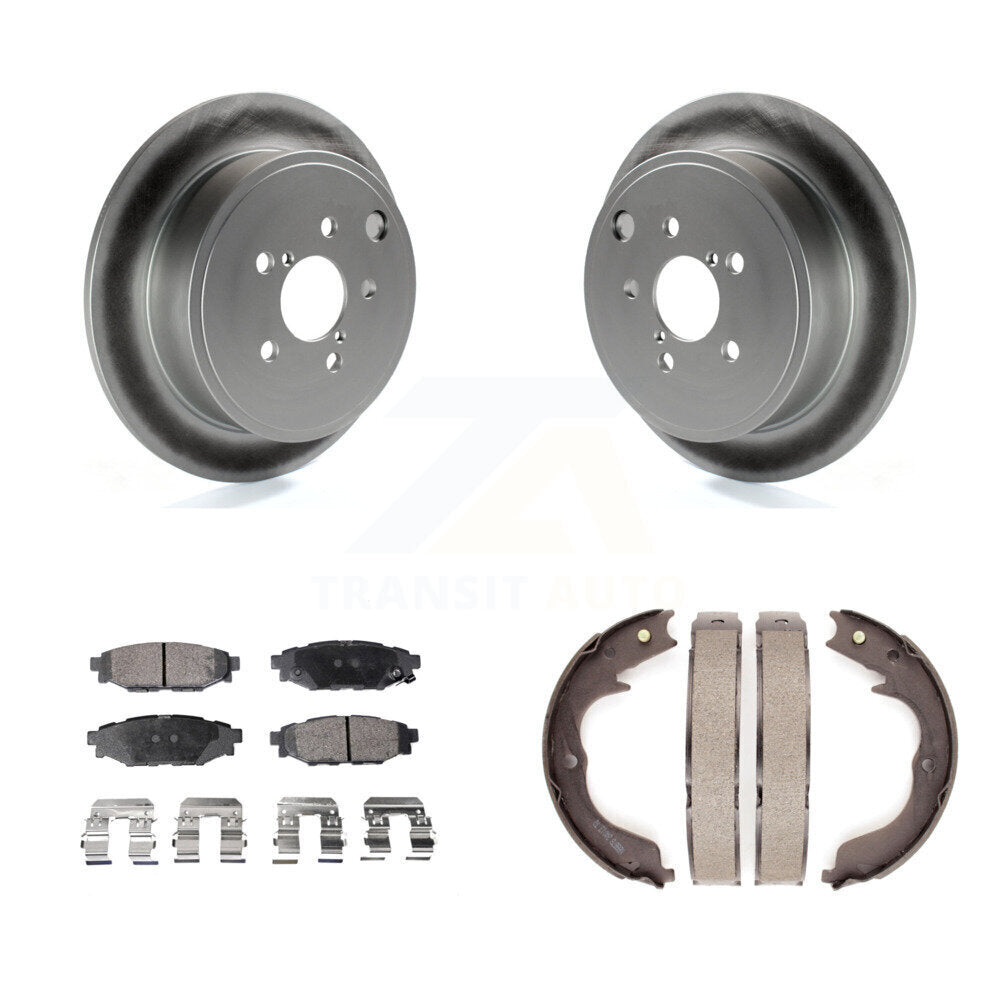 Transit Auto KGT-103844 Disc Brake Kit for 2008-2014 Subaru Impreza, Subaru Legacy and More - Rear