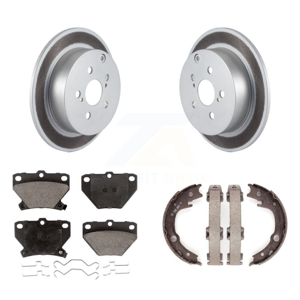 Transit Auto KGT-103848 Disc Brake Kit for 2000-2008 Pontiac Vibe, Toyota Corolla and More - Rear
