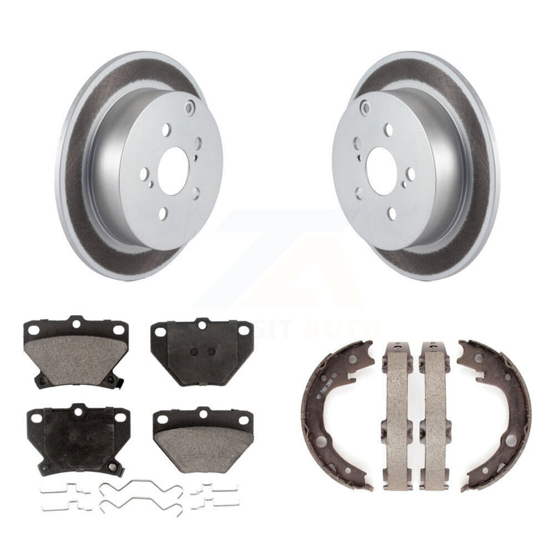 Transit Auto KGT-103848 Disc Brake Kit for 2000-2008 Pontiac Vibe, Toyota Corolla and More - Rear