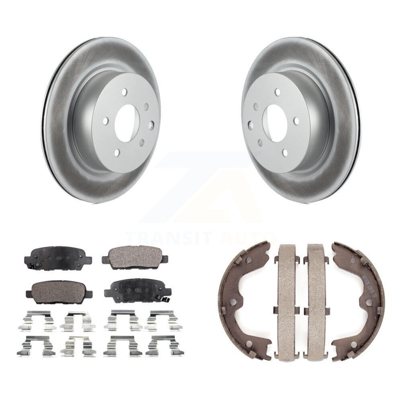 Transit Auto KGT-103853 Disc Brake Kit for 2005-2022 Nissan Maxima, INFINITI QX50 and More - Rear