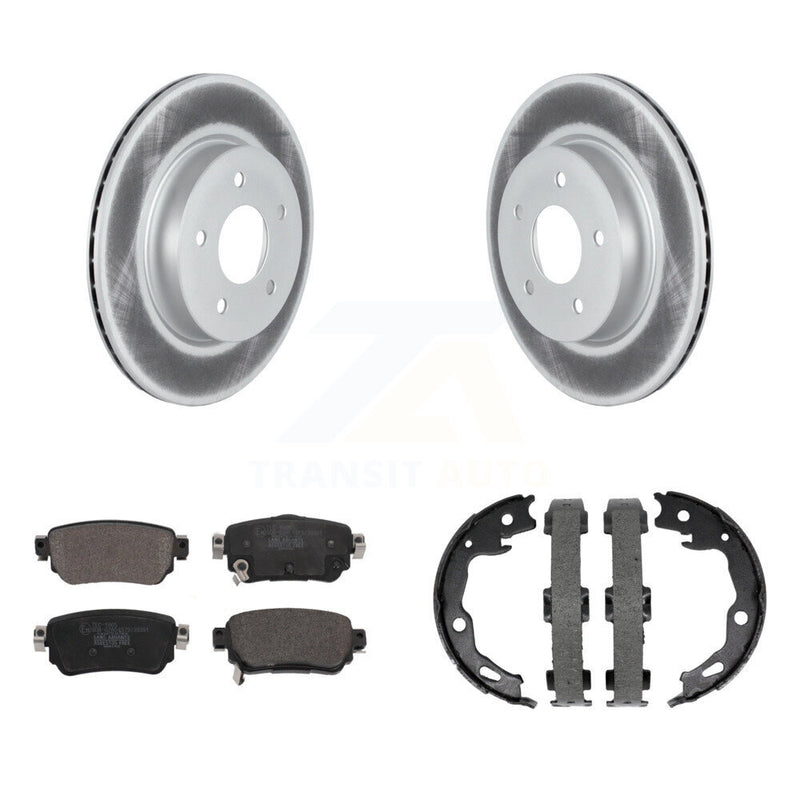 Transit Auto KGT-103862 Disc Brake Kit for 2018-2023 Nissan Rogue Sport, Nissan Qashqai, Nissan Rogue - Rear