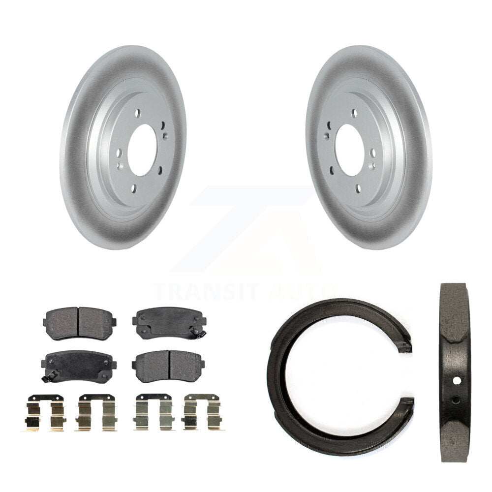 Transit Auto KGT-103879 Disc Brake Kit for 2017 Kia Cadenza - Rear