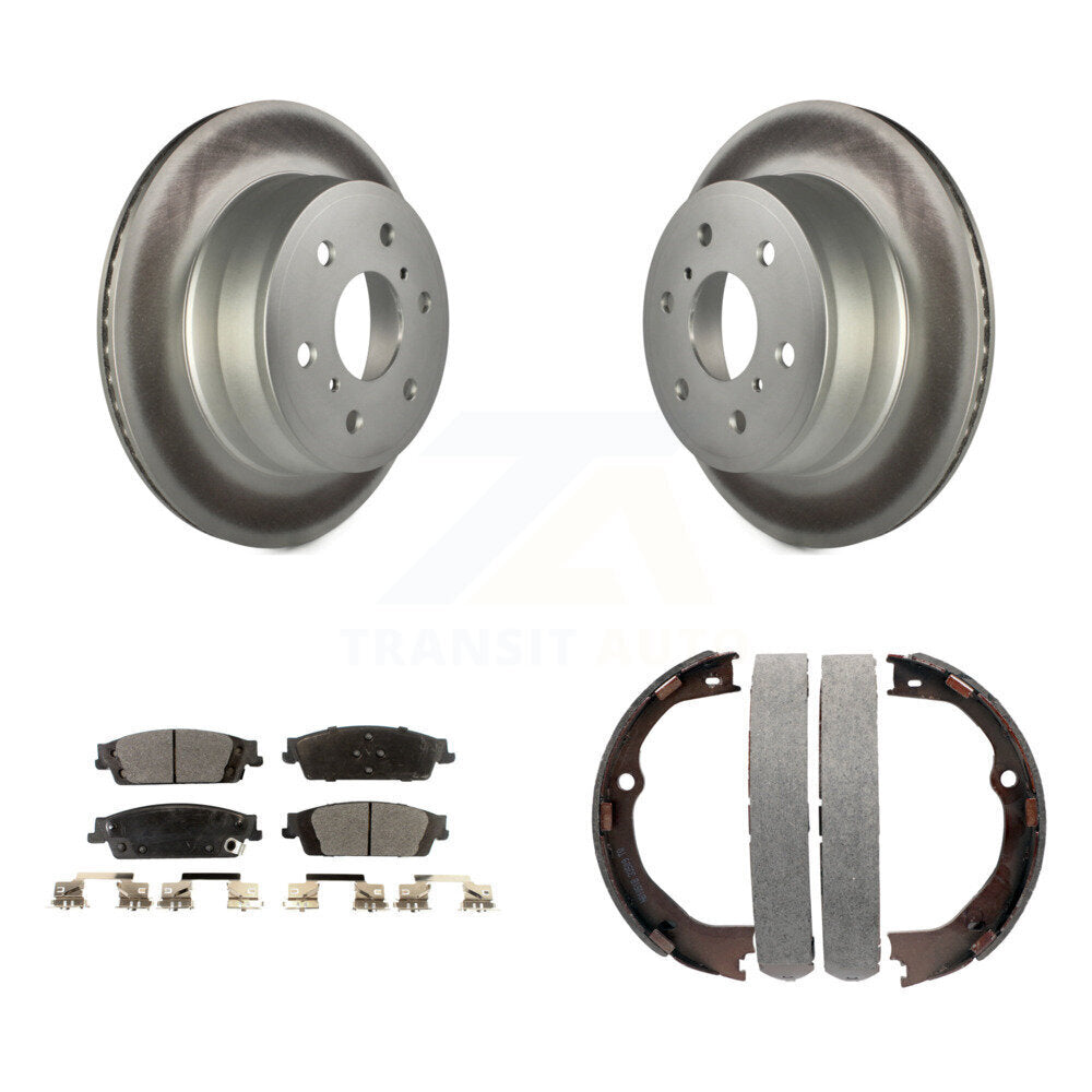 Transit Auto KGT-103899 Disc Brake Kit for 2014-2020 Chevrolet Suburban, Chevrolet Silverado 1500 LD and More - Rear