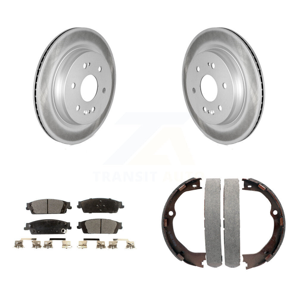 Transit Auto KGT-103901 Disc Brake Kit for 2019 Chevrolet Silverado 1500 LD, GMC Sierra 1500 Limited - Rear