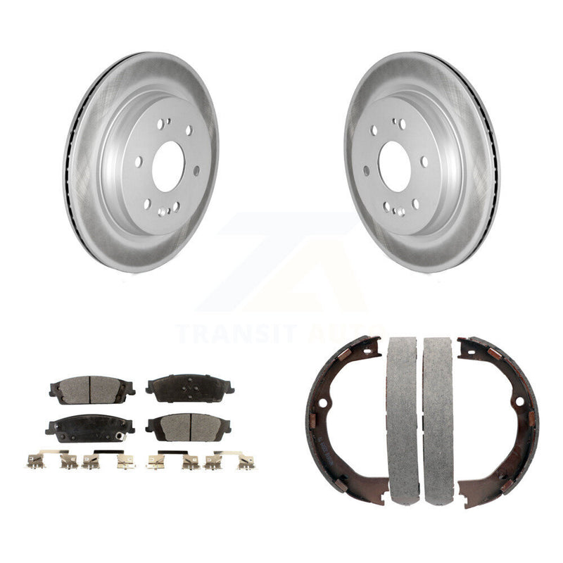 Transit Auto KGT-103901 Disc Brake Kit for 2019 Chevrolet Silverado 1500 LD, GMC Sierra 1500 Limited - Rear