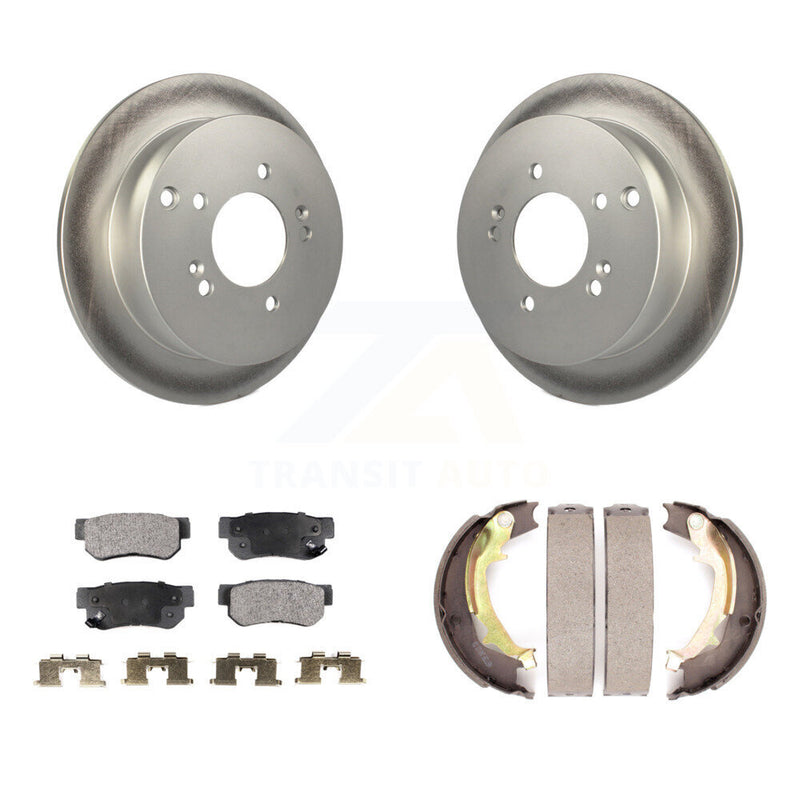 Transit Auto KGT-103907 Disc Brake Kit for 2001-2010 Hyundai Tucson, Kia Sportage, Hyundai Santa Fe - Rear
