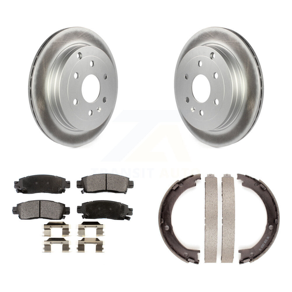 Transit Auto KGT-103941 Disc Brake Kit for 2007-2017 GMC Acadia Limited, Chevrolet Traverse and More - Rear