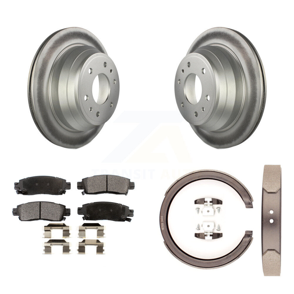 Transit Auto KGT-103942 Disc Brake Kit for 2002-2009 Saab 9-7x, Buick Rainier and More - Rear