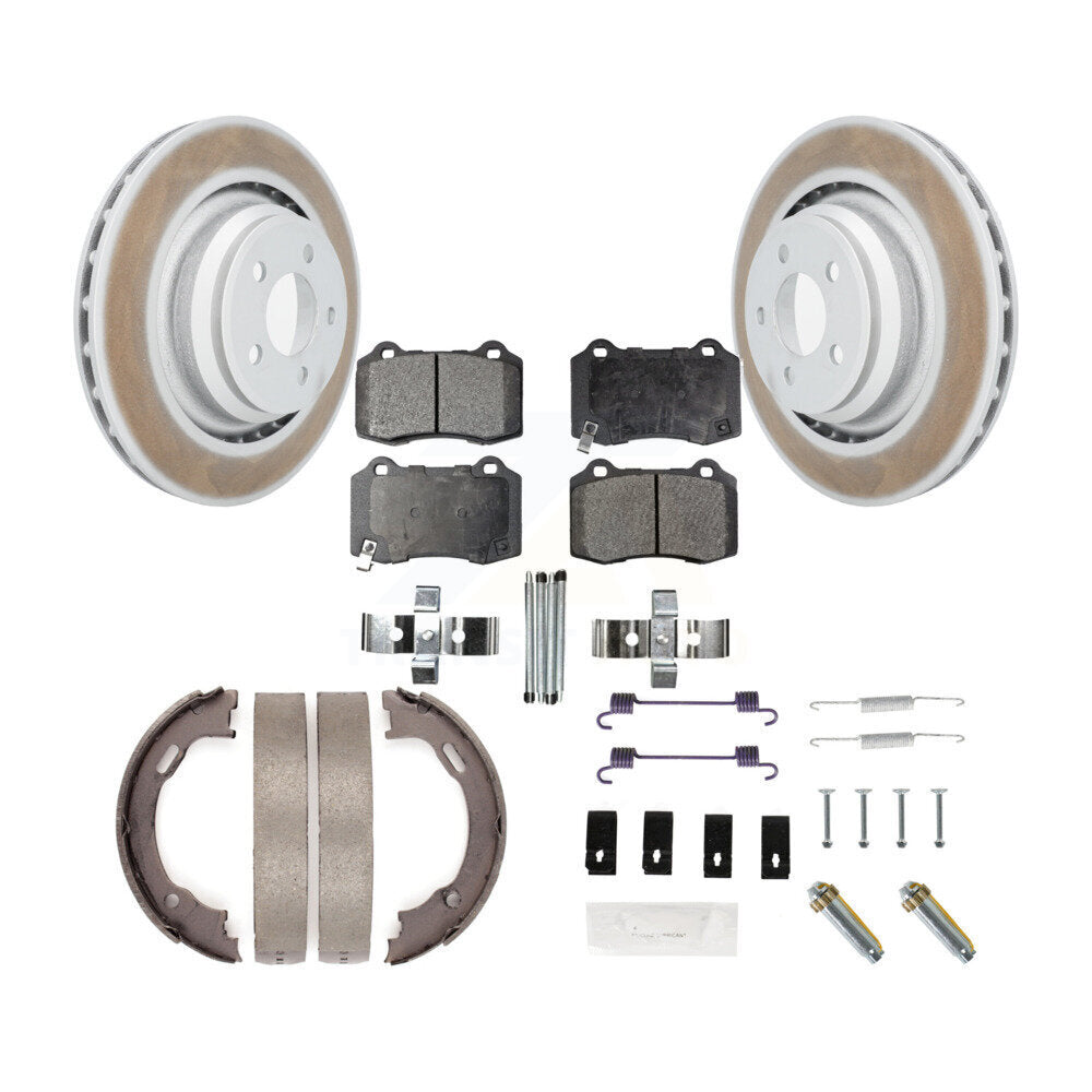 Transit Auto KGT-103983 Disc Brake Kit for 2005-2021 Dodge Charger, Dodge Challenger and More - Rear