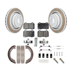 Transit Auto KGT-103983 Disc Brake Kit for 2005-2021 Dodge Charger, Dodge Challenger and More - Rear