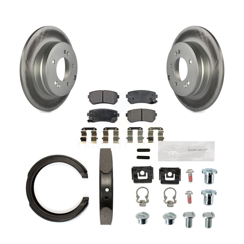Transit Auto KGT-103987 Disc Brake Kit for 2014-2017 Hyundai Tucson, Hyundai Sonata, Kia Cadenza - Rear