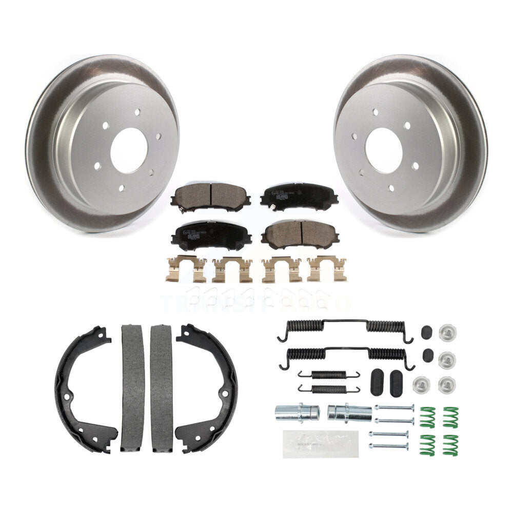 Transit Auto KGT-104038 Disc Brake Kit for 2017-2023 Nissan TITAN - Rear