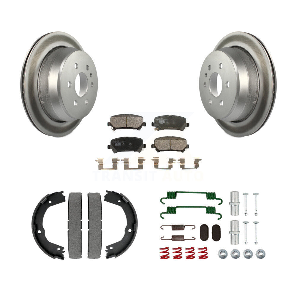 Transit Auto KGT-104046 Disc Brake Kit for 2015-2020 Chevrolet Colorado, GMC Canyon - Rear
