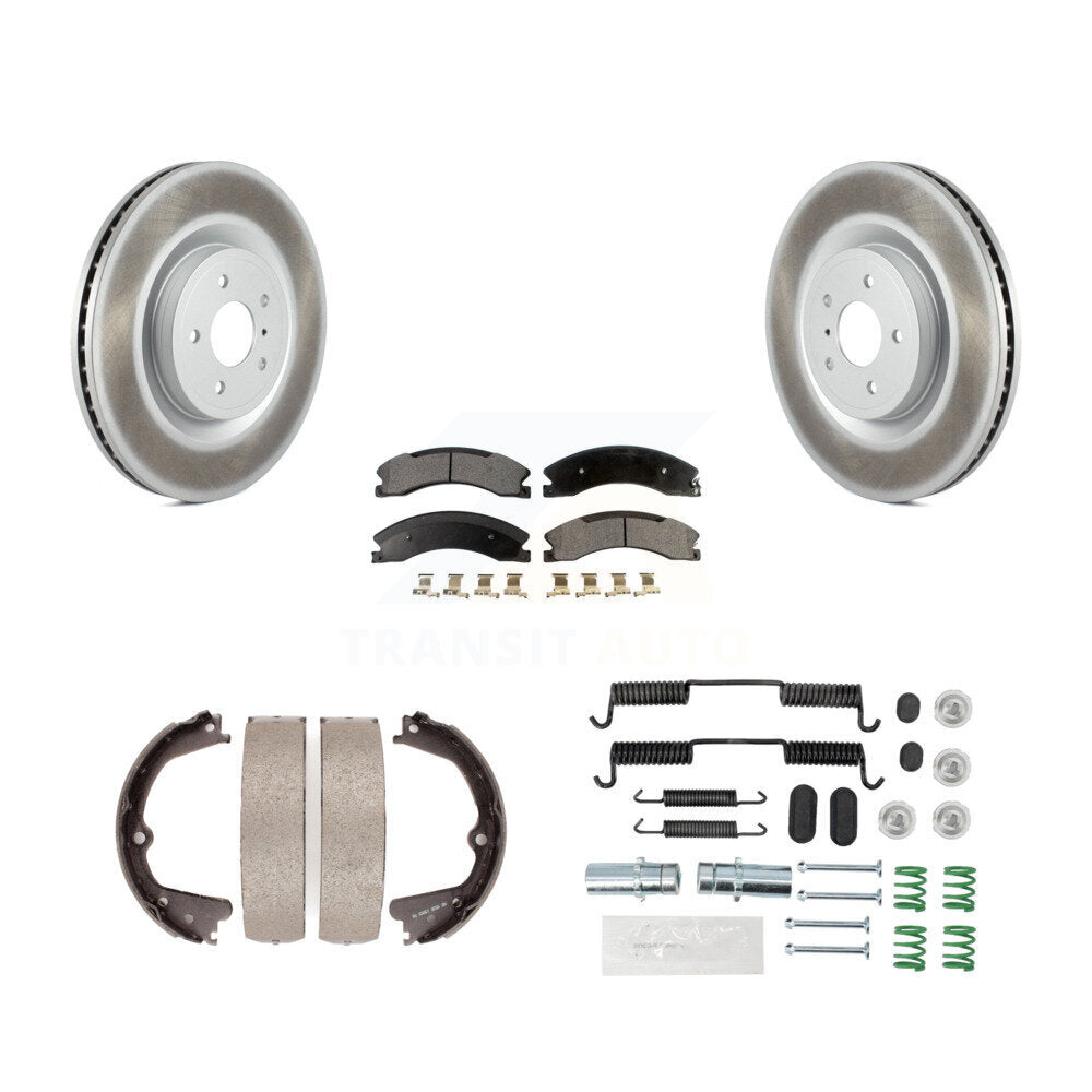 Transit Auto KGT-104049 Disc Brake Kit for 2012-2019 Nissan NV1500, Nissan NV2500, Nissan NV3500 - Rear