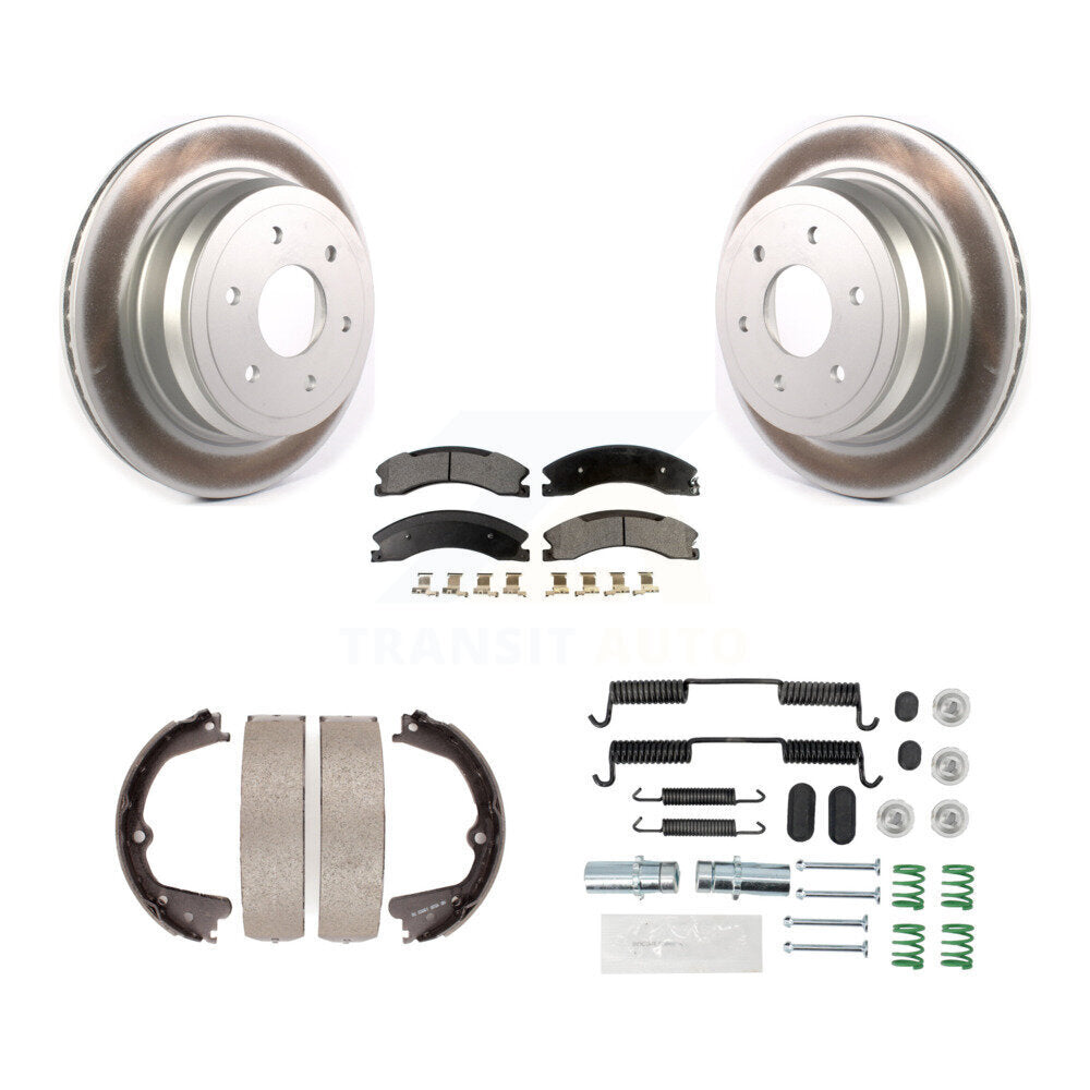 Transit Auto KGT-104050 Disc Brake Kit for 2016-2019 Nissan TITAN XD - Rear