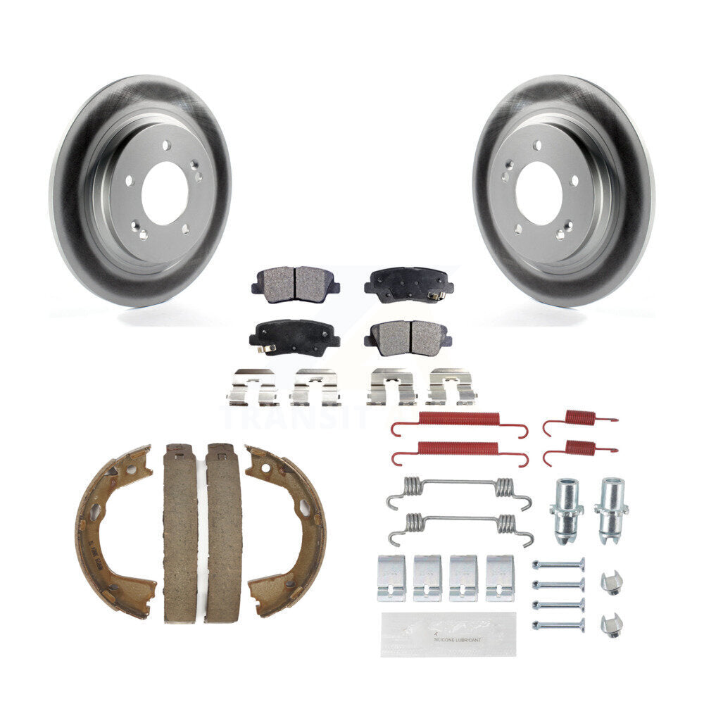 Transit Auto KGT-104059 Disc Brake Kit for 2013 Kia Optima - Rear