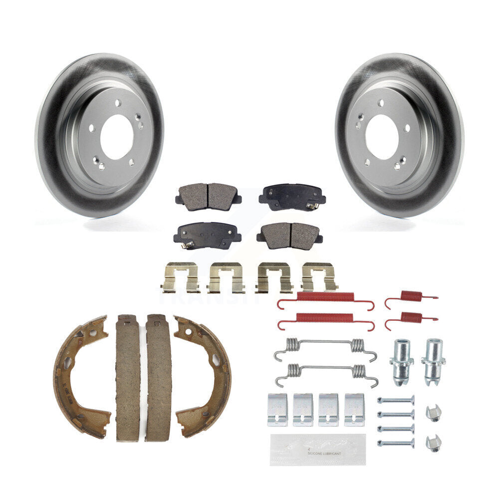 Transit Auto KGT-104060 Disc Brake Kit for 2015-2017 Hyundai Azera, Hyundai Sonata - Rear