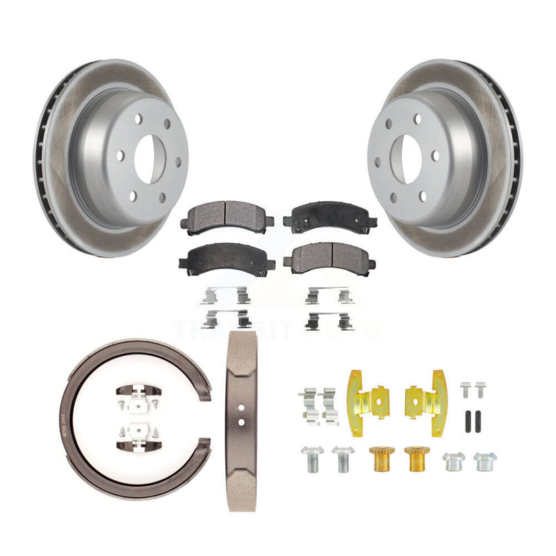 Transit Auto KGT-104071 Disc Brake Kit for 2002-2014 Cadillac Escalade, Chevrolet Avalanche 1500 and More - Rear