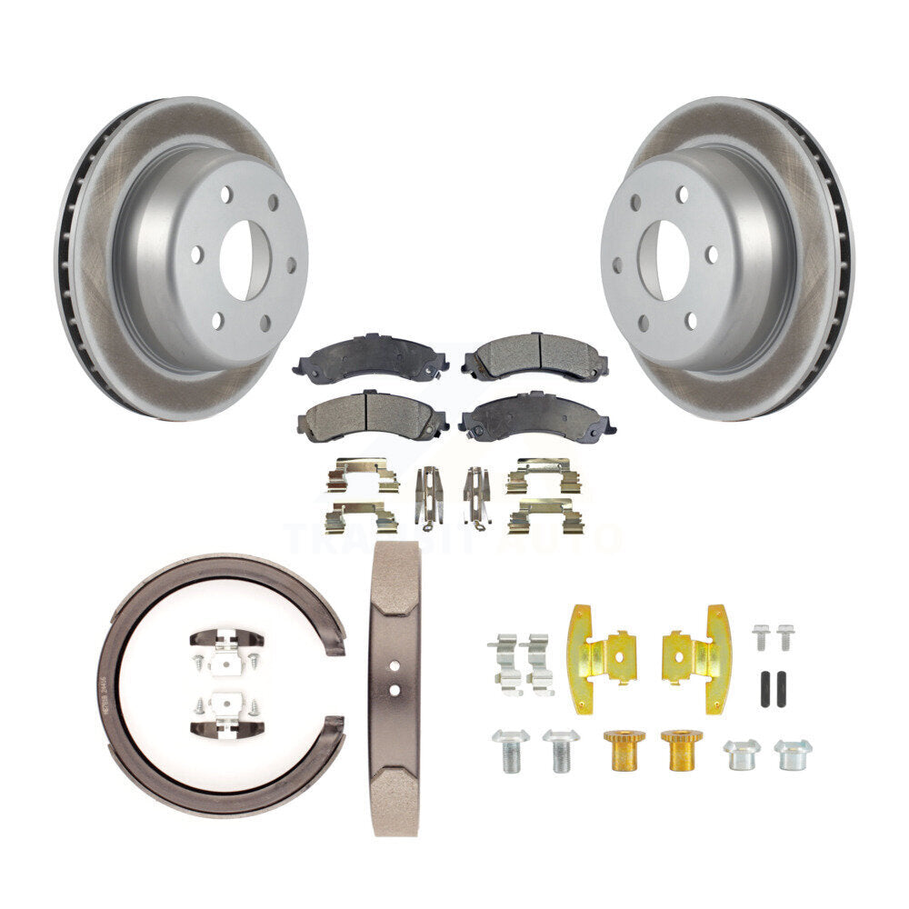 Transit Auto KGT-104072 Disc Brake Kit for 2000-2006 GMC Sierra 1500, Cadillac Escalade and More - Rear