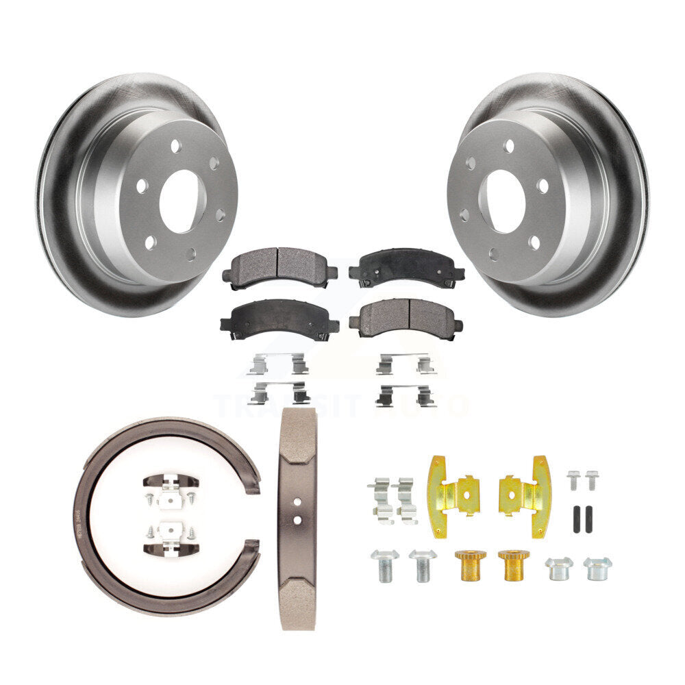 Transit Auto KGT-104075 Disc Brake Kit for 2002 Chevrolet Avalanche 1500, Chevrolet Suburban 1500 - Rear