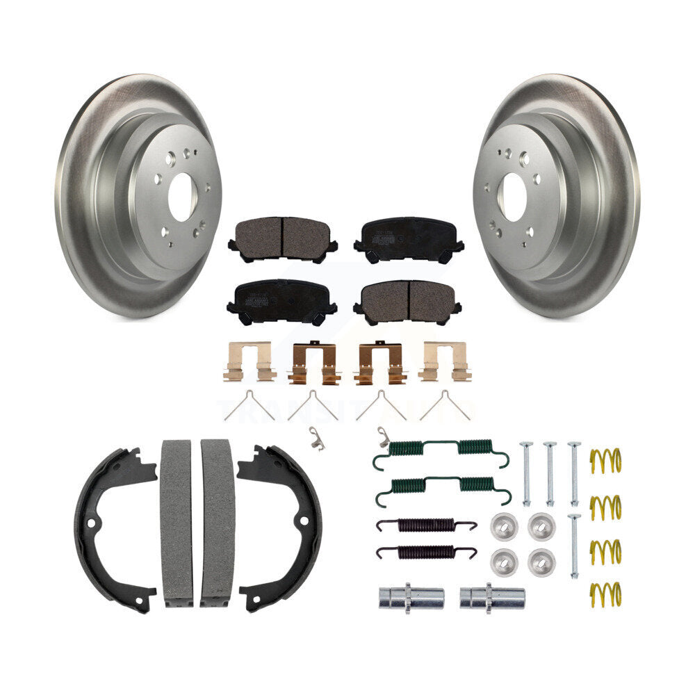 Transit Auto KGT-104079 Disc Brake Kit for 2014-2016 Acura MDX - Rear