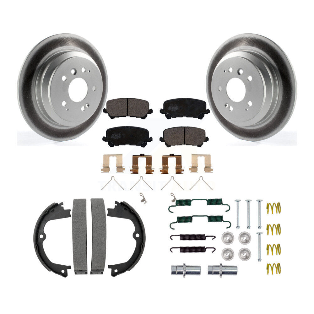 Transit Auto KGT-104080 Disc Brake Kit for 2016-2024 Honda Passport, Honda Ridgeline, Honda Pilot - Rear