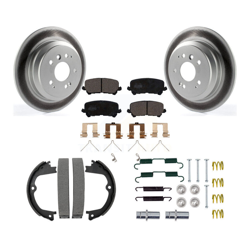 Transit Auto KGT-104080 Disc Brake Kit for 2016-2024 Honda Passport, Honda Ridgeline, Honda Pilot - Rear