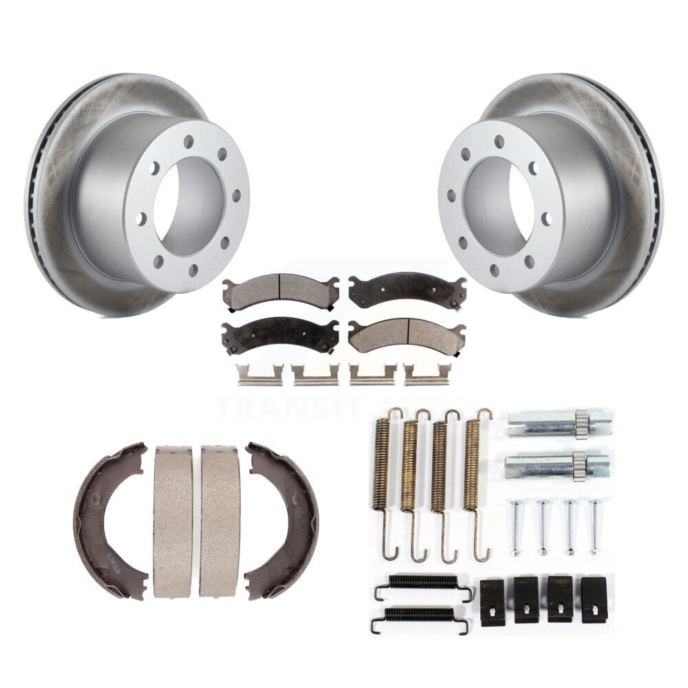 Transit Auto KGT-104087 Disc Brake Kit for 2001-2006 Chevrolet Silverado 3500, GMC Sierra 3500 - Rear