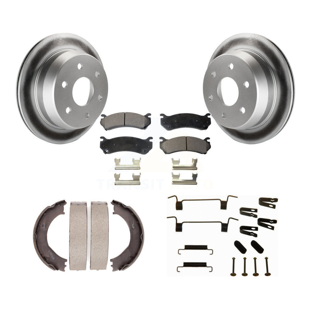 Transit Auto KGT-104093 Disc Brake Kit for 2003 Chevrolet Silverado 2500, Chevrolet Silverado 2500 HD, GMC Sierra 2500 - Rear