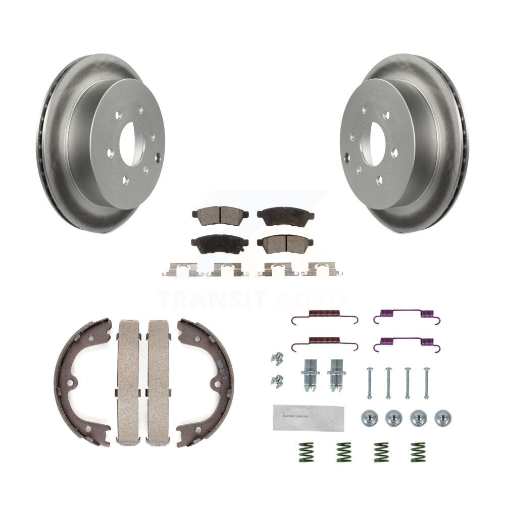 Transit Auto KGT-104099 Disc Brake Kit for 2005-2023 Nissan Xterra, Nissan Frontier - Rear