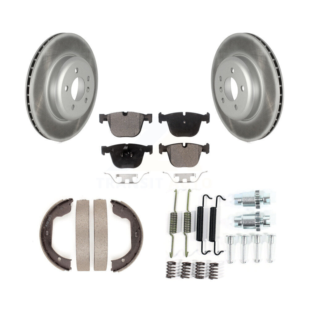 Transit Auto KGT-104118 Disc Brake Kit for 2010-2017 BMW ActiveHybrid 7, BMW 740Li xDrive and More - Rear