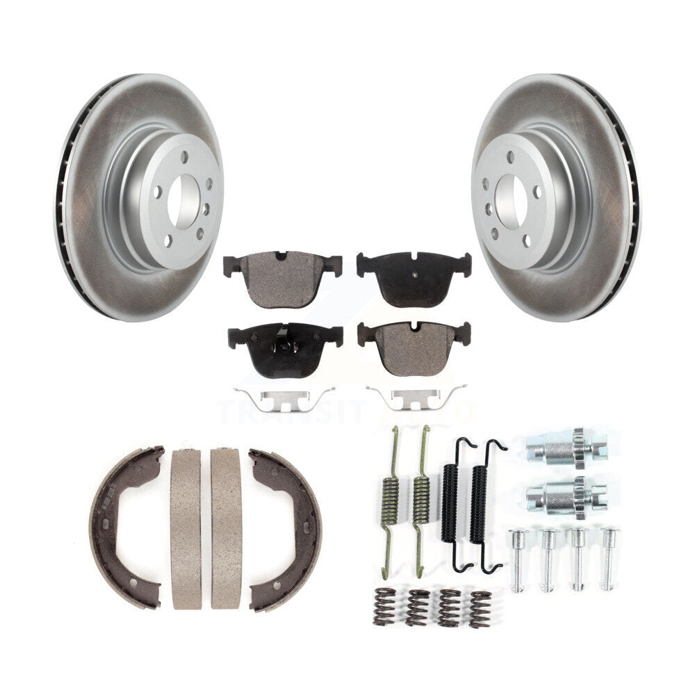 Transit Auto KGT-104120 Disc Brake Kit for 2007-2019 BMW X5, BMW X6 - Rear
