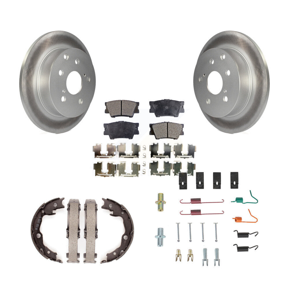 Transit Auto KGT-104155 Disc Brake Kit for 2006-2018 Lexus HS250h, Toyota RAV4 - Rear