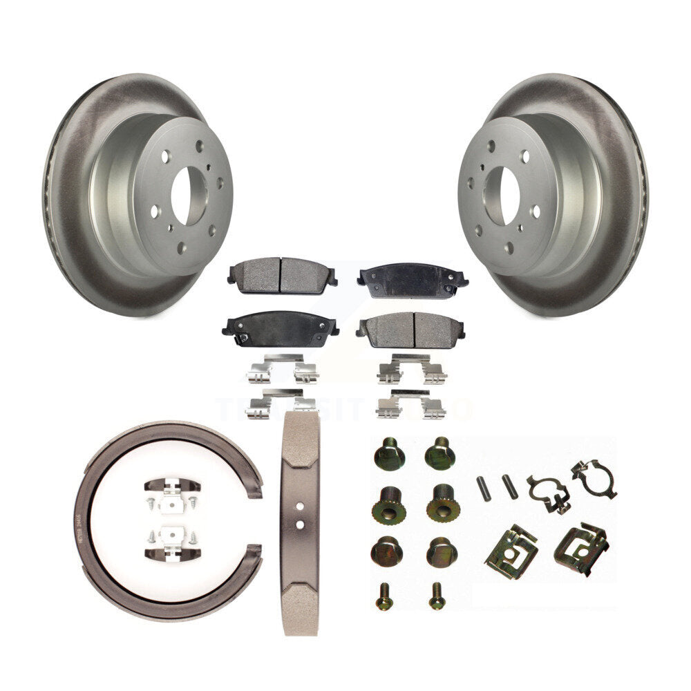 Transit Auto KGT-104166 Disc Brake Kit for 2007-2009 Chevrolet Silverado 1500, GMC Sierra 1500 - Rear