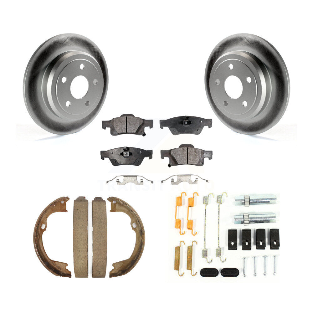 Transit Auto KGT-104172 Disc Brake Kit for 2011-2017 Dodge Durango, Jeep Grand Cherokee - Rear