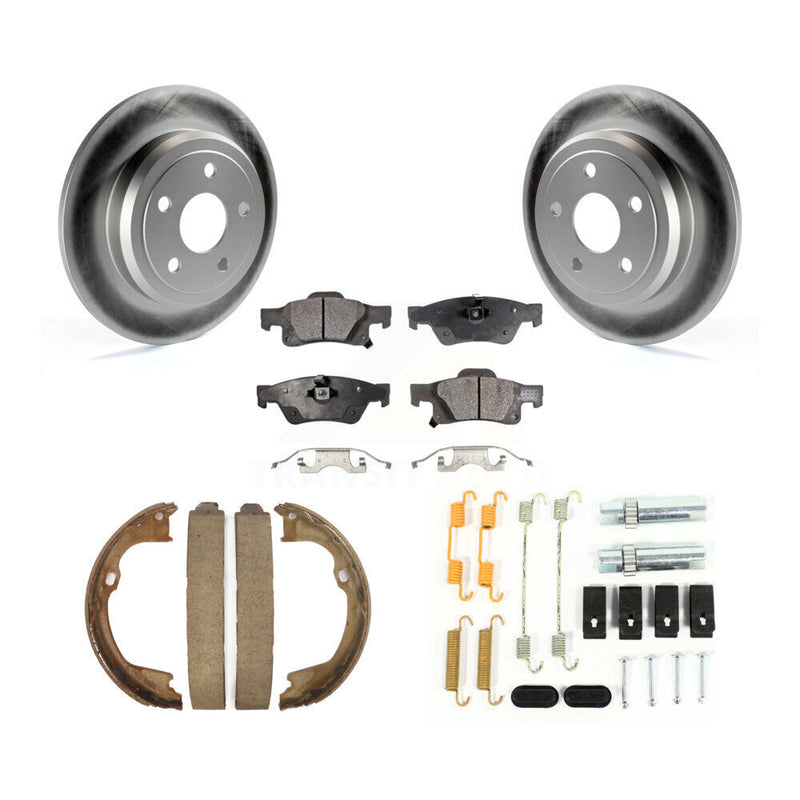 Transit Auto KGT-104172 Disc Brake Kit for 2011-2017 Dodge Durango, Jeep Grand Cherokee - Rear