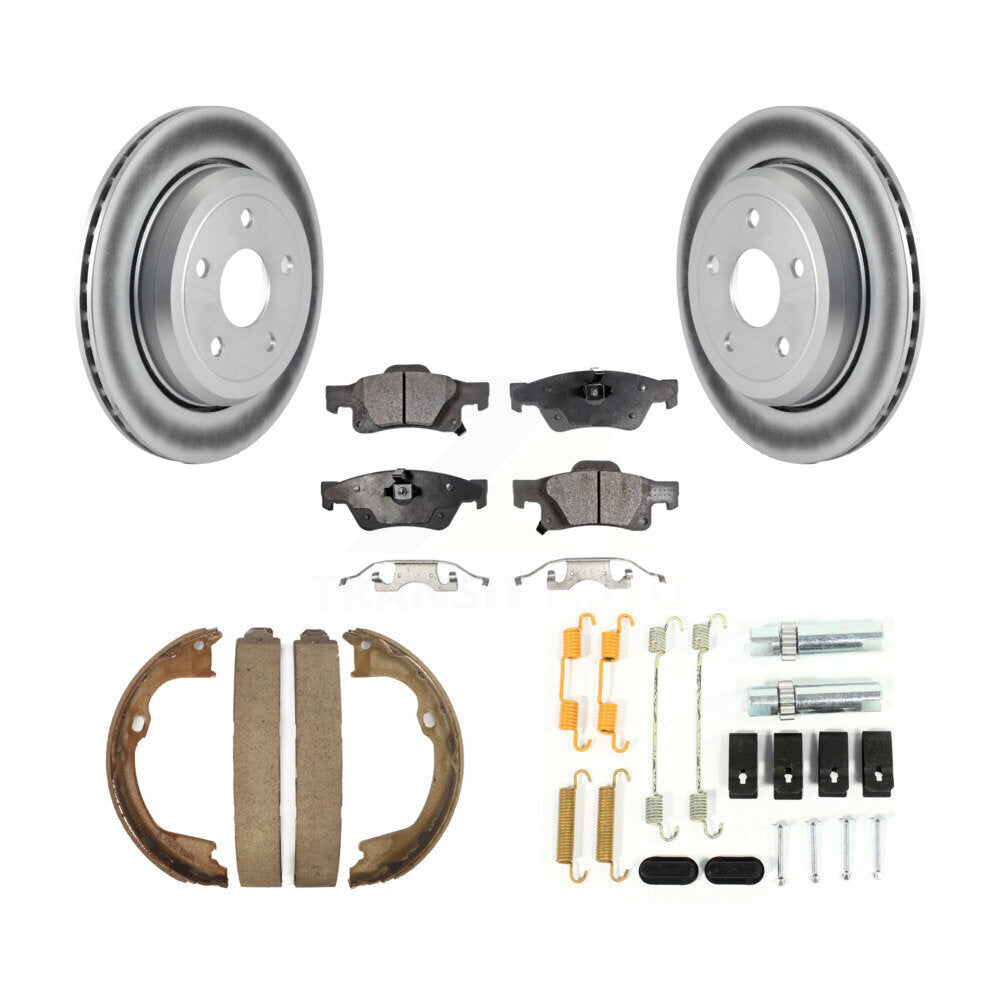 Transit Auto KGT-104173 Disc Brake Kit for 2011-2022 Jeep Grand Cherokee WK, Dodge Durango, Jeep Grand Cherokee - Rear