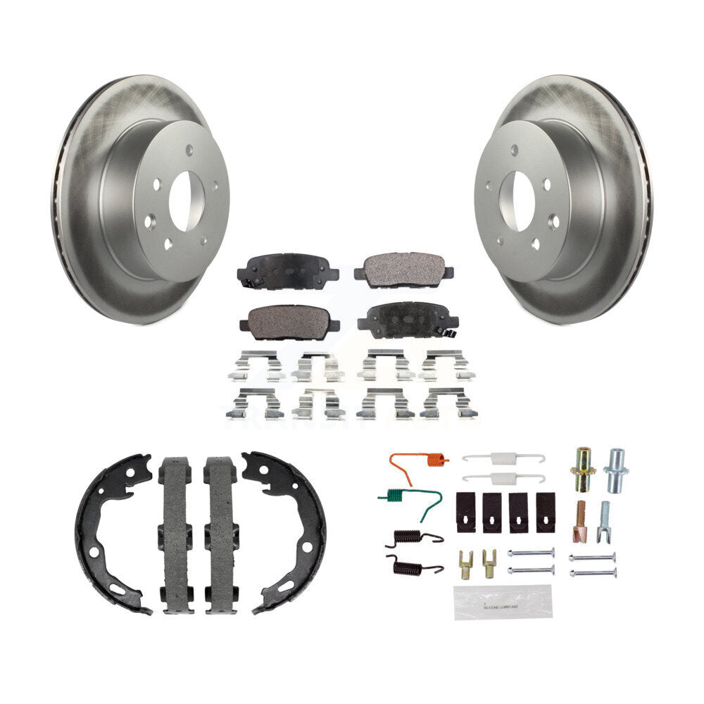Transit Auto KGT-104196 Disc Brake Kit for 2014-2019 Nissan Rogue - Rear