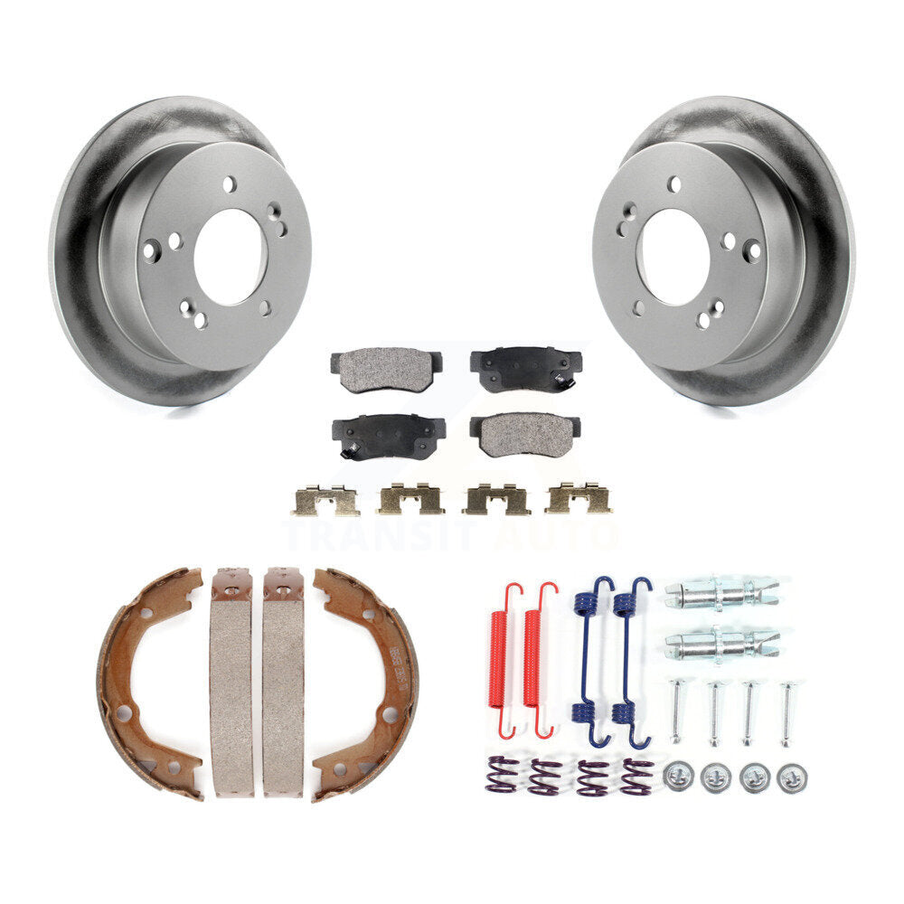 Transit Auto KGT-104245 Disc Brake Kit for 2005-2010 Hyundai Tucson, Kia Sportage - Rear